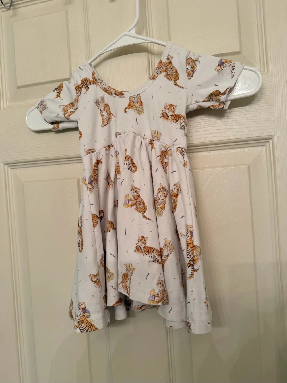 Purple Tigers Organic Cotton Twirl Dress
